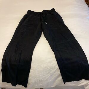 Quince black linen pants